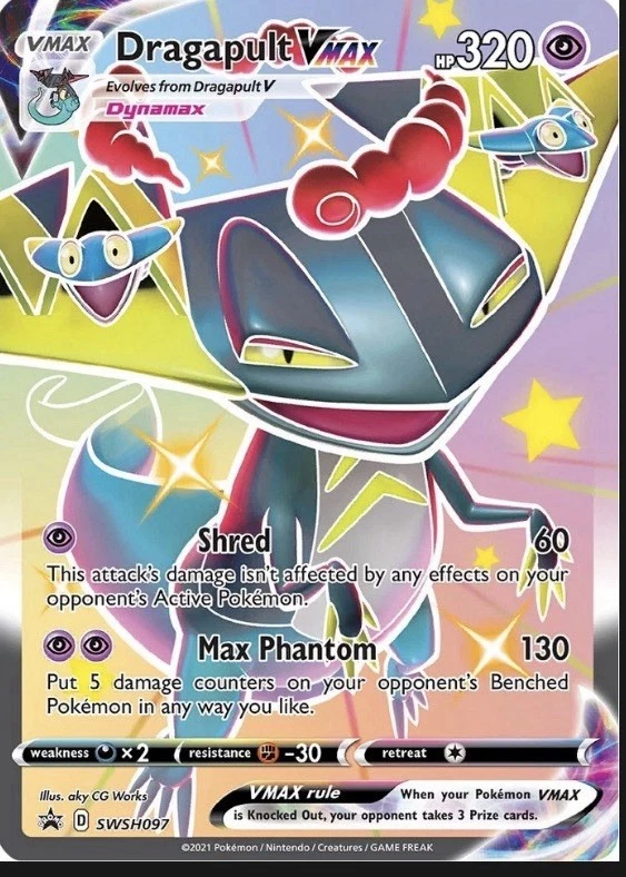 Dragapult VMAX SWSH097 - Jumbo Card - NM - Image 1 of 2