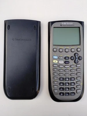 Texas Instruments TI-89 Titanium graphing calculator with cover - Image 1 of 4