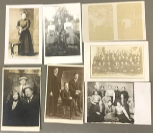# T6038 MENSCHEN ECHTFOTO POSTKARTEN LOT, 7 DIF.    KARTEN - Bild 1 von 2