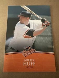 Aubrey Huff Baltimore Orioles Team Issued Postcard Sized Photo - Picture 1 of 2