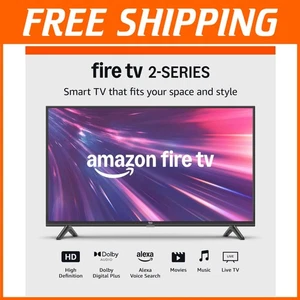Stream Live TV - 32" HD Smart TV with Fire TV, Alexa Remote - Picture 1 of 9