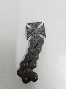 West Coast Choppers Chain Link Belt Buckle Bottle Opener - Picture 1 of 5