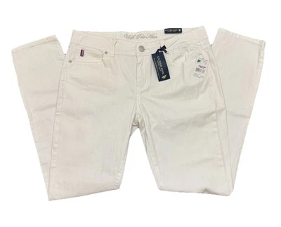 U.S. POLO ASSN Jeans Junior Women's Size 13/14 White Denim Skinny Fit NWT - Image 1 of 4