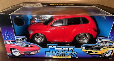 Muscle Machines 2000 PT Cruiser 1/18 Funline Red #71165 - Image 1 of 2