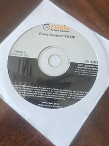 Roxio Creator 9.0 DE CD / DVD Burning Recording Software Install CD - Afbeelding 1 van 2