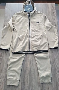 New Balance Youth Boys 2 Piece Sweatsuit Track Suit Size 8. Pants Zip Up Hoodie - Picture 1 of 8