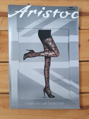 Aristoc All Over Lace Tights - S Black - Image 1 of 2