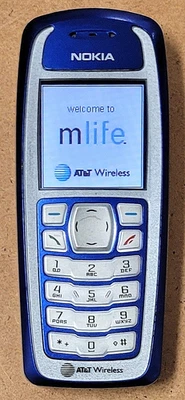 Nokia 3100 - azul real y gris (AT&T inalámbrico) raro teléfono celular GSM Foto 1 de 4