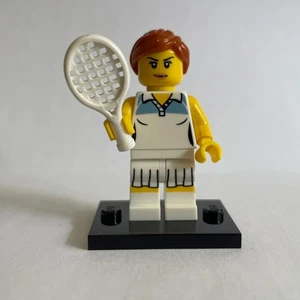 Lego Tennis Player minifig Tennis Girl 8803 Minifigures Series 3 - Picture 1 of 5