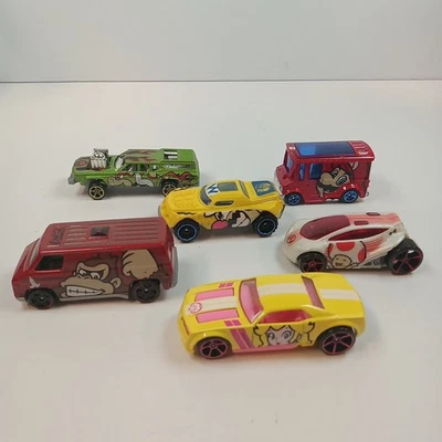 6 Hot Wheels Super Mario Diecast cars Trucks - Image 1 of 4