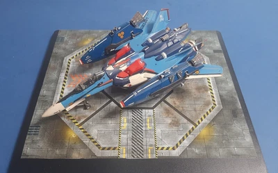 Macross Star Wars Sci-fi fighters 1/72 scale diorama base  ( cm. 32x27x1 ) - Immagine 1 di 4