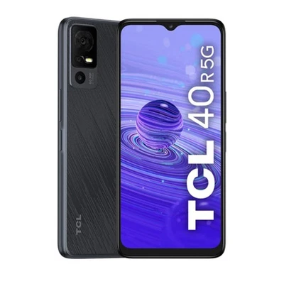 5G/4G Smartphone TCL 40R 5G / TCL40 R 5G, 6,6", 4+64GB, D-SIM,microSD,black,frei - Bild 1 von 3