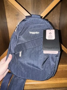 Baggallini Sling - Black Backpack - New With Tags - Picture 1 of 7