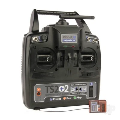 TS2+2 Planet 2 Channel 2.4GHz Stick Radio System with 2 Aux Channels - Image 1 of 4