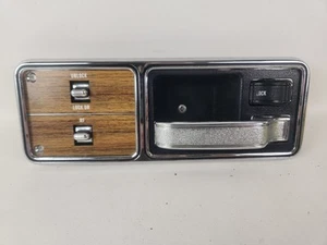 84-96 Jeep Wagoneer XJ Power Lock Window Switch Door Handle RH Passenger Wood - Foto 1 di 8