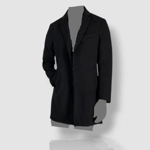 Alfani Men's Black Bruno Overcoat Wool-Blend Jacket Size Large - Picture 1 of 3
