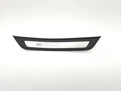 Genuine 17-23 BMW 530e G30 Hybrid Rear Driver Left Door Scuff Sill Plate OEM - Image 1 of 4