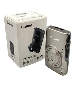 Canon PowerShot IXY 650 ELPH 360 HS silber Kompakt-Digitalkamera 20,2 MP WLAN - Bild 1 von 8