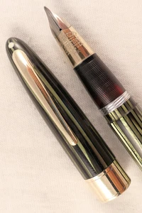 VINTAGE 1940s BIG SHEAFFER VALIANT LIFETIME FOUNTAIN PEN ~ RESTORED VAC-FILLER! - Picture 1 of 8