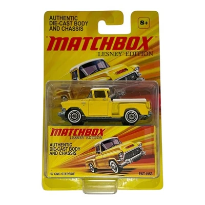 Camioneta Matchbox Lesney Edition '57 GMC Stepside amarilla con carrocería metálica Foto 1 de 2