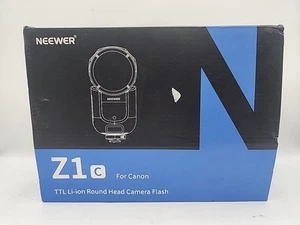 Neewer Z1-C TTL Round Head Flash Speedlite for Canon | Open Box No Dome Diffuser - Picture 1 of 2