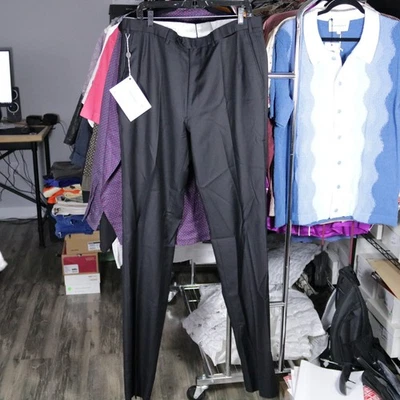 Pantalón Largo Lana Brioni Negro 48L/38L Nuevo Foto 1 de 4