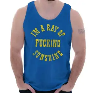 Im A Ray Of F***ing Sunshine Funny Mature Womens Tank Top Sleeveless T-Shirt - Picture 1 of 2