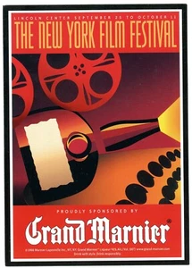 NY Film Festival, gesponsert von Grand Marnier, NYC, 1998, UNP, sehr guter Zustand -- Postkarte - Bild 1 von 2