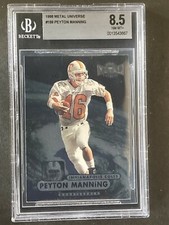 1998 Metal Universe Peyton Manning RC NM-MT BGS 8.5