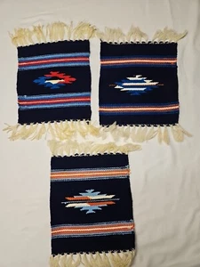 3 Americraft Southwest Chimayo Webmatten Deckchen - Mexiko - Bild 1 von 7