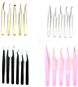 XXL-Auswahl Pinzette Tweezer Wimpernverlängerung Volumentechnik Wimpern Lashes