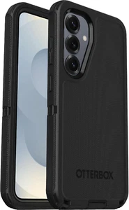 Schwarze Hülle für Samsung Galaxy S25+ OtterBox Defender Case + Holster - Bild 1 von 4