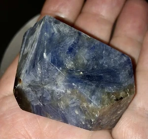 Natural Blue Kyanite in Quartz Freeform Brazil 75g 1.5”x1.3”x1” New! - Picture 1 of 6