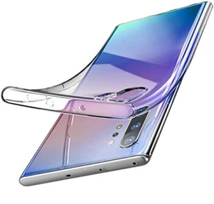 COVER per SAMSUNG GALAXY NOTE 10 PLUS / 10 PRO Custodia Trasparente Silicone TPU - Zdjęcie 1 z 5