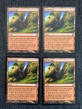 Vivid Crag x4 Lorwyn NM MTG Magic The Gathering