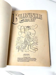 VINTAGE Bullwinkle und Rocky Malbuch - AUTORISIERTE AUSGABE - UNBENUTZT - Bild 1 von 9