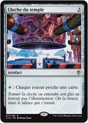 MTG Magic: Playset (4x) Bell of / The Temple Commander 2016 French Version - Image 1 of 1