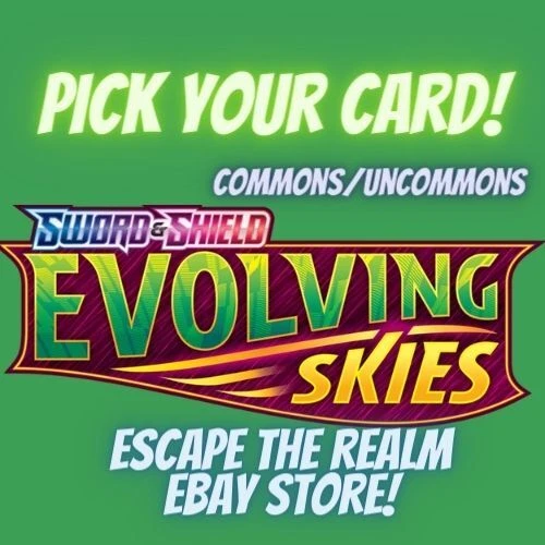 Evolving Skies Pokemon TCG raw Pick your card! Regular / Reverse holo / Holo /V - Image 1 of 1