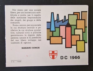 Tessera politica Democrazia Cristiana Anno 1966 - Bild 1 von 2