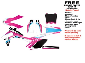 DFR CRF250R GRAPHICS “BUTTER” ELECTRIC/COLORS 2014-2016 CRF 250 HONDA - Picture 1 of 1