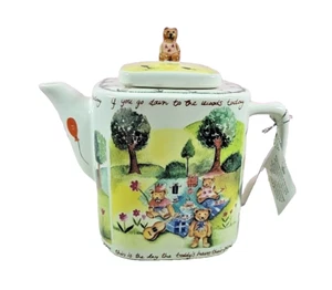 Tetera & Co Tetera Osos de Peluche Picnic Decorativo Grande 17cm Rayware Group - Imagen 1 de 11