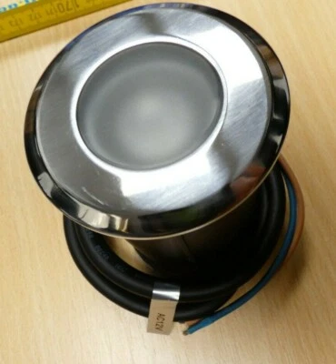 LED Underground Light AC12V 3W 30deg IP67 Warm Weiß 2700K Ø60mm L-584 - Bild 1 von 4