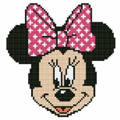 LAST ONE Diamond Dotz Diamond Embroidery Art Kit Minnie 11"x11" DD5-046  - Image 1 of 2