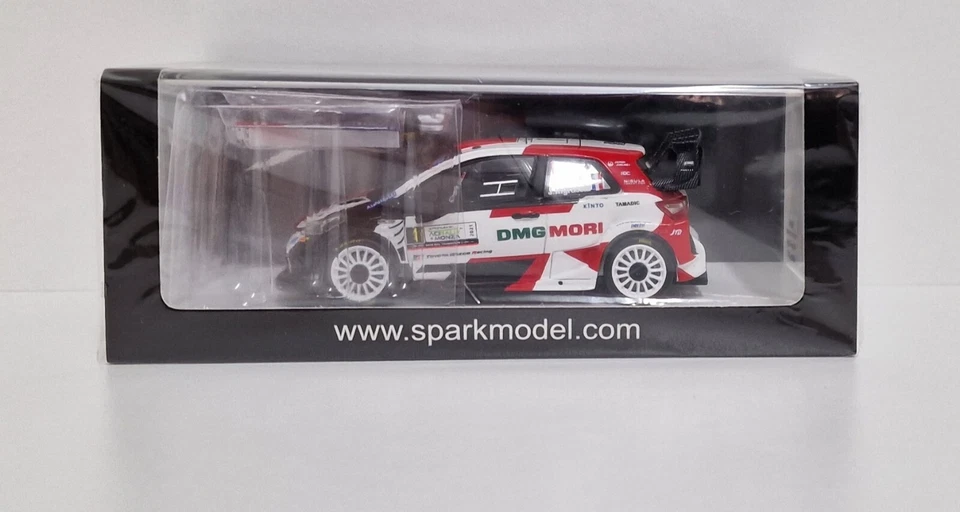 Spark Model 1 43 S6595 Toyota Yaris WRC #1 Winner Rally Monza 2021 W.C. Ogier