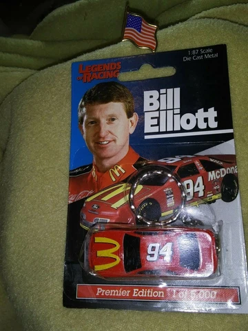 NASCAR/ RARE BILL ELLIOTT MODEL CAR & #94 MCDONALDS PREMIER EDITION/ 1 of 5,000 Cover