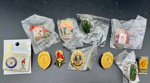 Lote 11 Pines 1996 Centenario Juegos Olímpicos Atlanta Sombrero Solapa Seguridad DOD Policía - Imagen 1 de 10