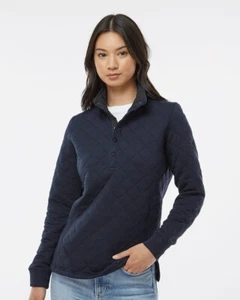 J. America Women's Quilted Snap Pullover - 8891 - Picture 1 of 1
