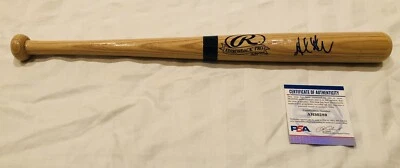 Adrian Gonzalez SIGNED Rawlings Mini Bat PSA Padres Red Sox Dodgers Autographed - Image 1 of 3