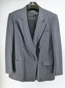 Isaia Mens 2 Button Gray Blazer Size 40 wool Sports Coat Vitale Barberis - Picture 1 of 12