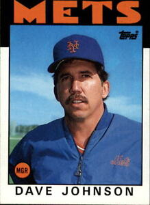 B1331- 1986 Topps Baseball Cards 501-750 +Rookies -You Pick- 10+ FREE US SHIP